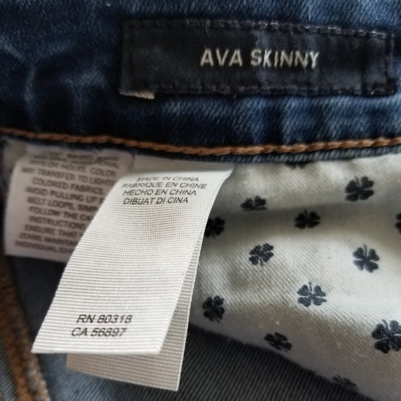 Lucky Brand Ava Skinny Jeans Size 2 - Picture 11 of 11